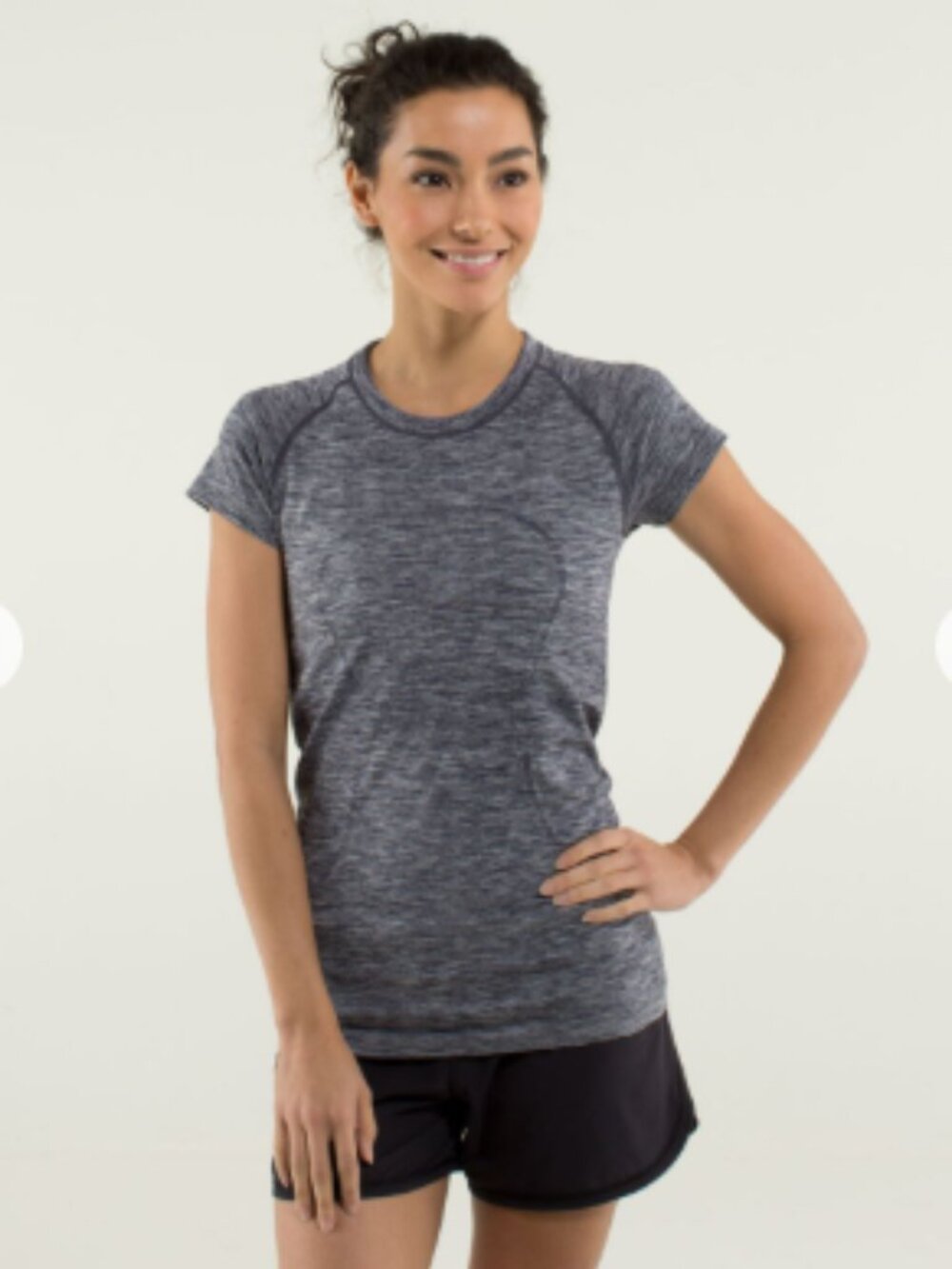 Lululemon Run: Swiftly Tech Short Sleeve T-Shirt, Heathered Gray - Size 6